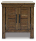 Farmhouse End Table with Cabinet Doors