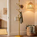 Metal Coat Rack with 8 Hooks – Tree Branch Design