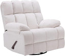 Oversized 360° Swivel Glider Recliner Chair