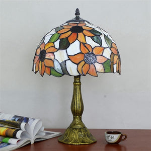 Tiffany Style Stained Glass Table Lamp