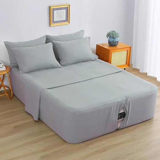 Air Mattress Sheet Set – Deep Pocket Fitted Sheet with Inflation Opening