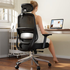 Ergonomic High Back Office Chair with 3D Lumbar Support