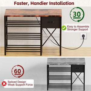 3D Printer Stand with Filament Storage & Drawer