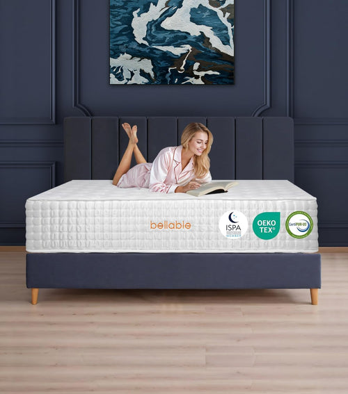 Full XL Hybrid Mattress 14 Inch with Cooling Gel Memory Foam & Pocket Springs