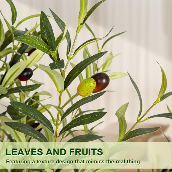Artificial Olive Tree with Planter – 5ft, 6ft & 7ft