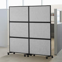 2-Panel Soundproof Office Partition Divider