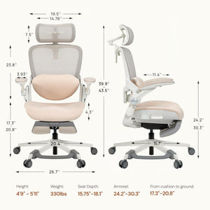 Petite Ergonomic Office Chair for Small Frames