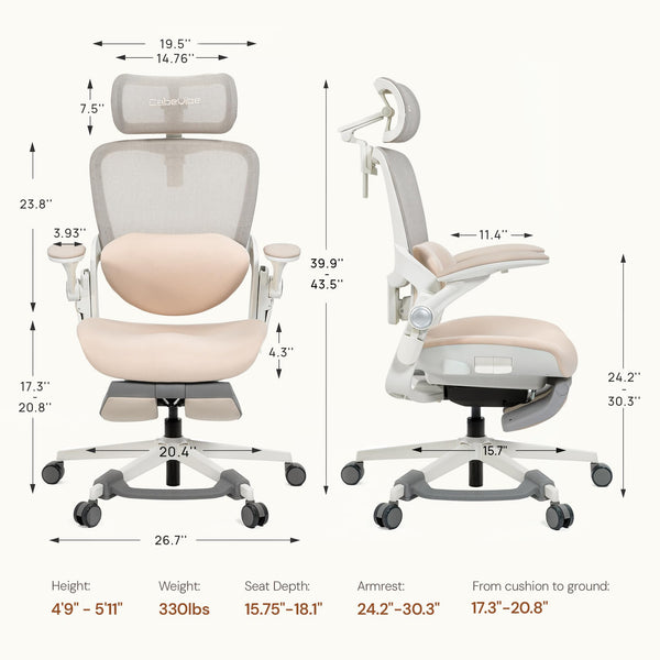 Petite Ergonomic Office Chair for Small Frames