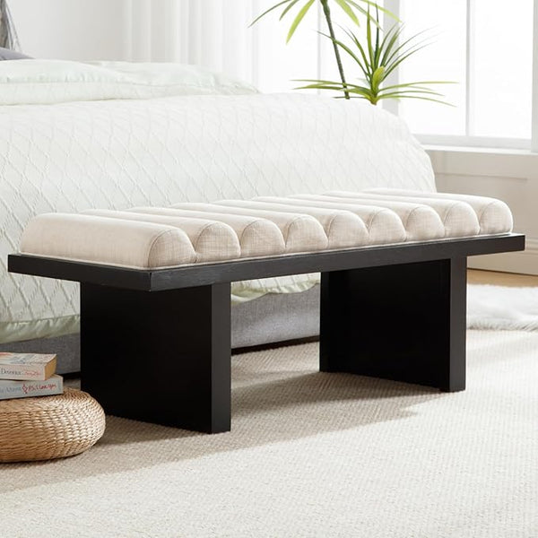 47" Upholstered Entryway & Bedroom Bench