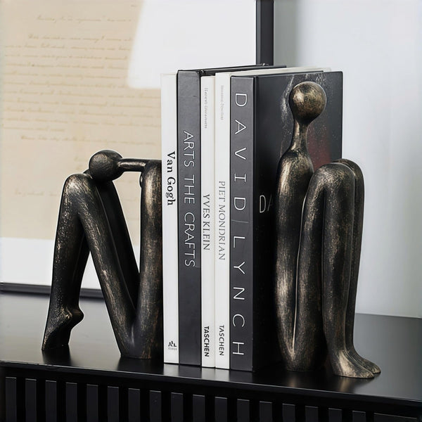 Decorative Resin Bookends Set of 2