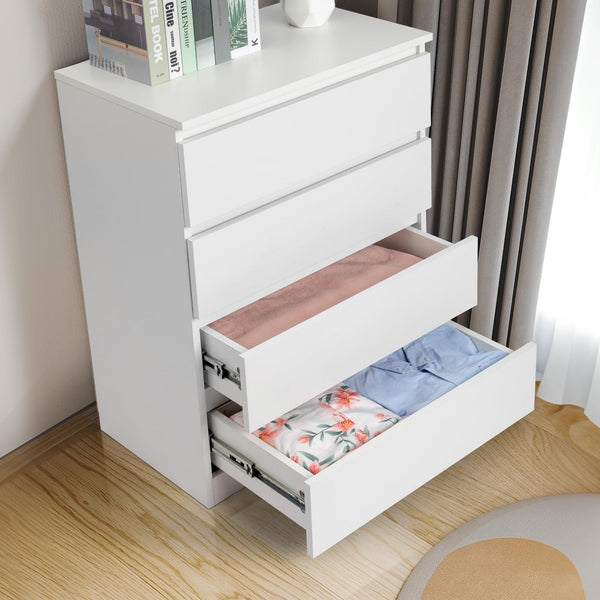 4-Drawer Dresser Chest of Drawers with Anti-Tip Device