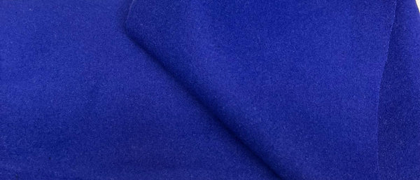 Royal Blue Wool Coating Fabric
