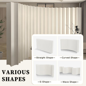 Foldable Paper Room Divider – Portable Privacy Screen