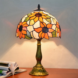 Tiffany Style Stained Glass Table Lamp