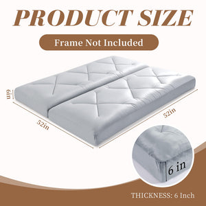 Foldable Futon Mattress with Memory Foam