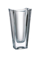 Clear Crystalline Glass Trumpet Vase