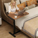 Adjustable Overbed Table with Wheels & Cup Holder