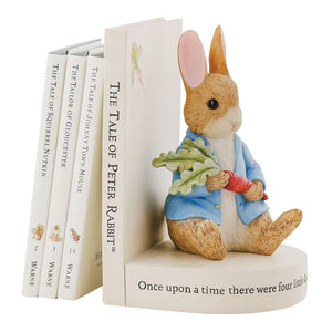 Peter Rabbit Cast Stone Decorative Bookend – Off White