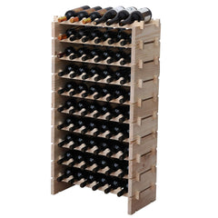 Solid Wood Stackable Wine Rack