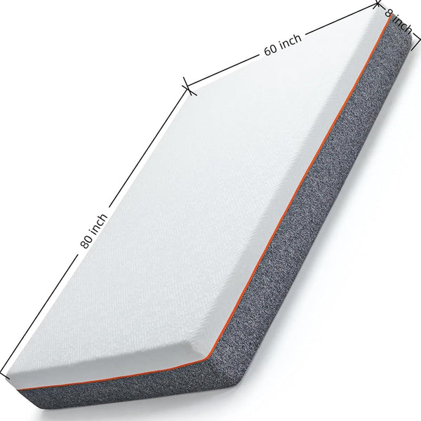 Queen Size 8-Inch Cooling Gel Memory Foam Mattress