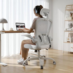 Ergonomic High Back Mesh Office Chair with Flip-Up Armrests – 330 lbs Capacity
