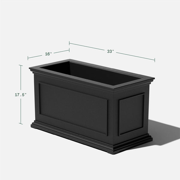 Large Rectangular Outdoor Planter Box