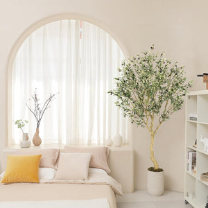 Artificial Indoor Olive Tree with Realistic Leaves