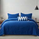 Cotton Waffle Weave Comforter Set – 3-Piece Bedding Set