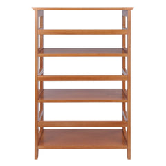 4-Tier Beechwood Bookshelf – Honey Finish