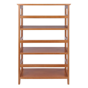 4-Tier Beechwood Bookshelf – Honey Finish