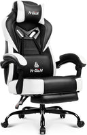 Big & Tall Ergonomic Gaming Chair with Footrest