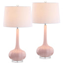 Glass Teardrop LED Table Lamp Set of 2