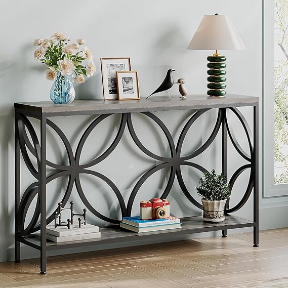 Industrial Console Table 47.24"