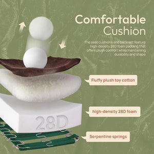 Convertible Sofa Bed with USB Ports & Cup Holders