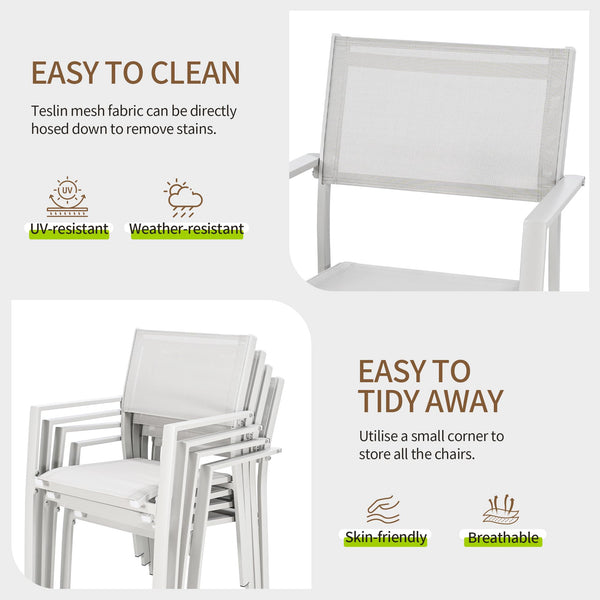 11-Piece Outdoor Patio Dining Set – Extendable Aluminum Table & Chairs