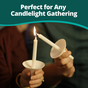 Reusable Plastic Candle Drip Protectors for Church & Memorial Services