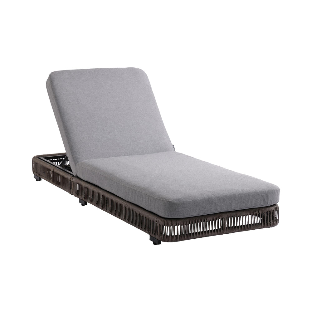 Outdoor Chaise Lounge Set of 2 with Adjustable Backrest