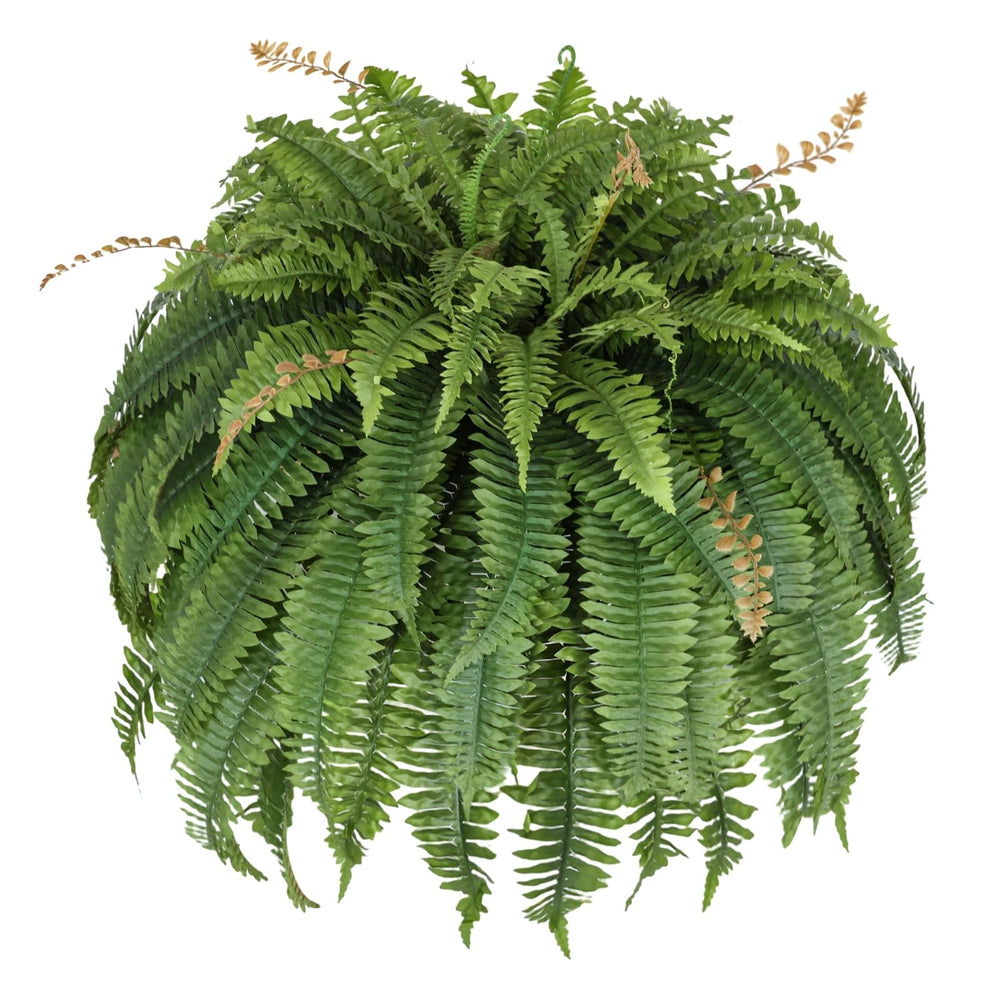 Artificial Boston Fern – 128 Fronds Large Hanging Plant, 56 Inch