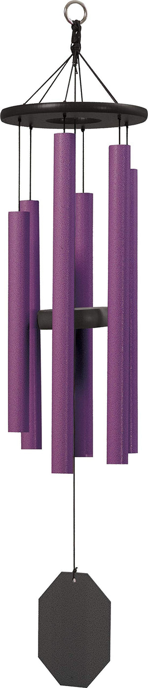 36" Morning Glory Wind Chime - Purple