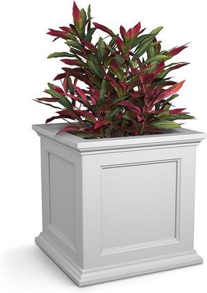 20-Inch Square Self-Watering Planter – Espresso