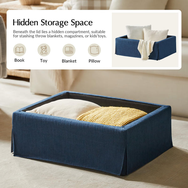 Storage Ottoman Coffee Table with Lift Top