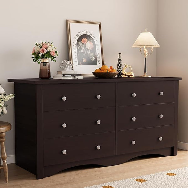 6-Drawer Dresser with TV Stand