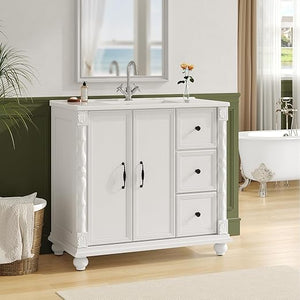 Bathroom Vanity with Sink Combo – Freestanding Floor-Mounted Cabinet