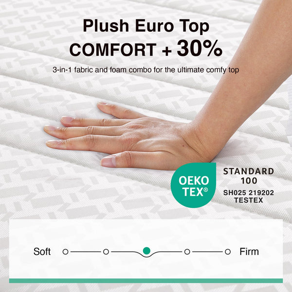 12 Inch California King Hybrid Mattress with Pocket Spring