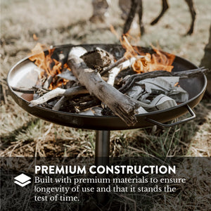 23-Inch Outdoor Wood Burning Fire Pit