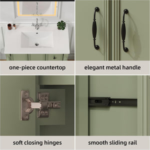 Bathroom Vanity with Sink Combo – Freestanding Floor-Mounted Cabinet