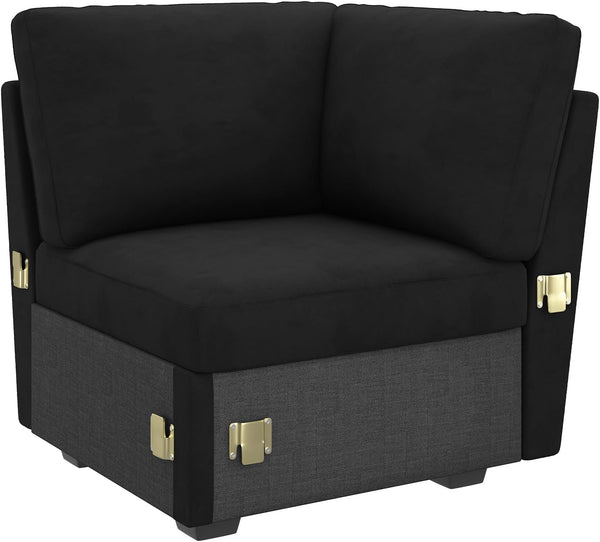 Modular Sectional Sleeper Sofa with Pull-Out Bed