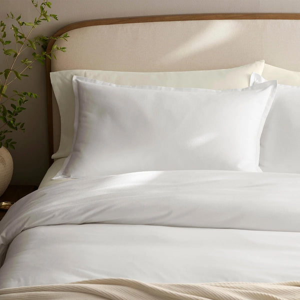 Organic Cotton Flannel Duvet Cover Set with Shams