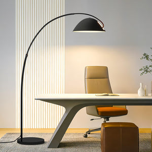 Arc Floor Lamp with Remote, Dimmable LED
