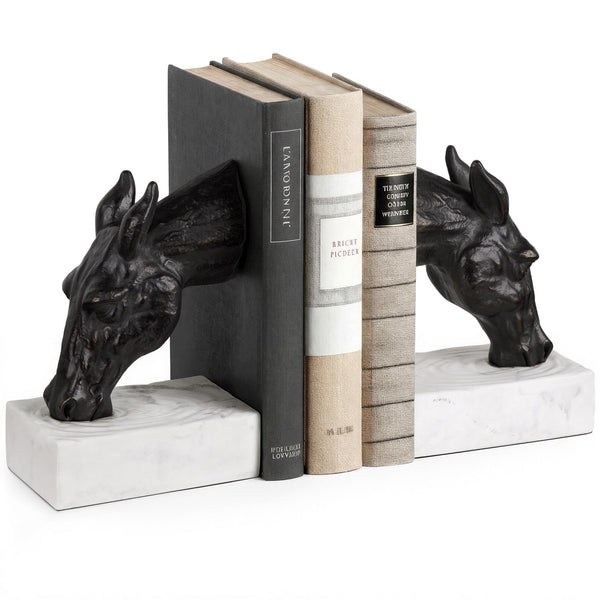 Horse Head Bookends, Set of 2